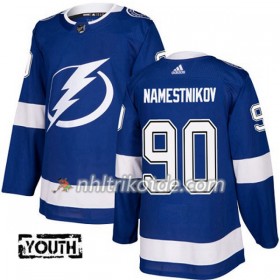 Tampa Bay Lightning Trikot Vladislav Namestnikov 90 Adidas 2017-2018 Blau Authentic - Kinder